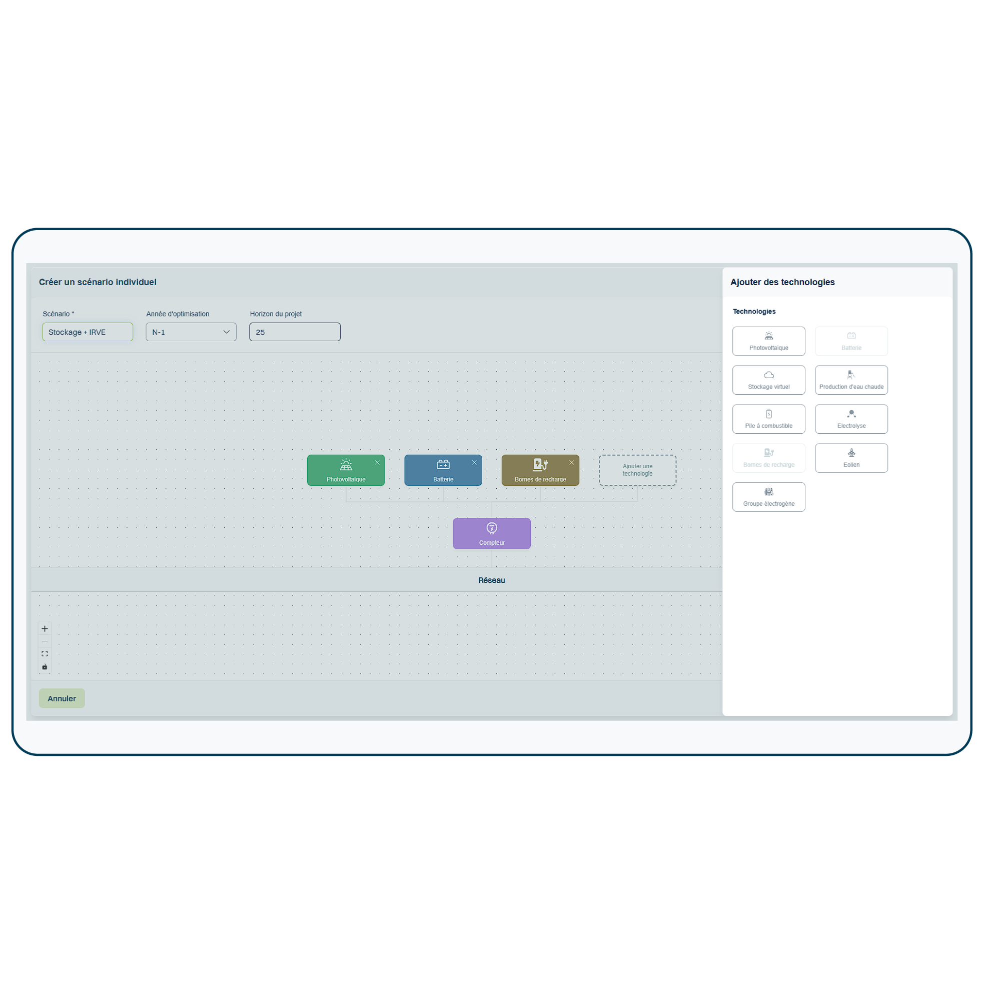 Scénario Optiwize Pro